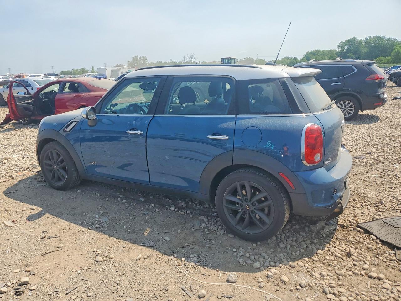 2012 Mini Cooper S Countryman Blue vin: WMWZC5C53CWL64074