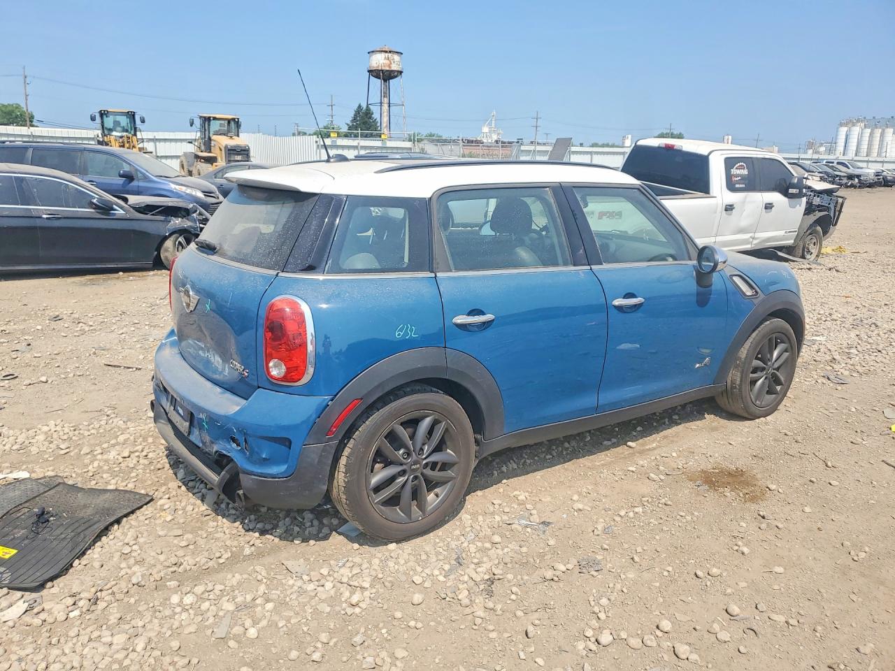 2012 Mini Cooper S Countryman Blue vin: WMWZC5C53CWL64074