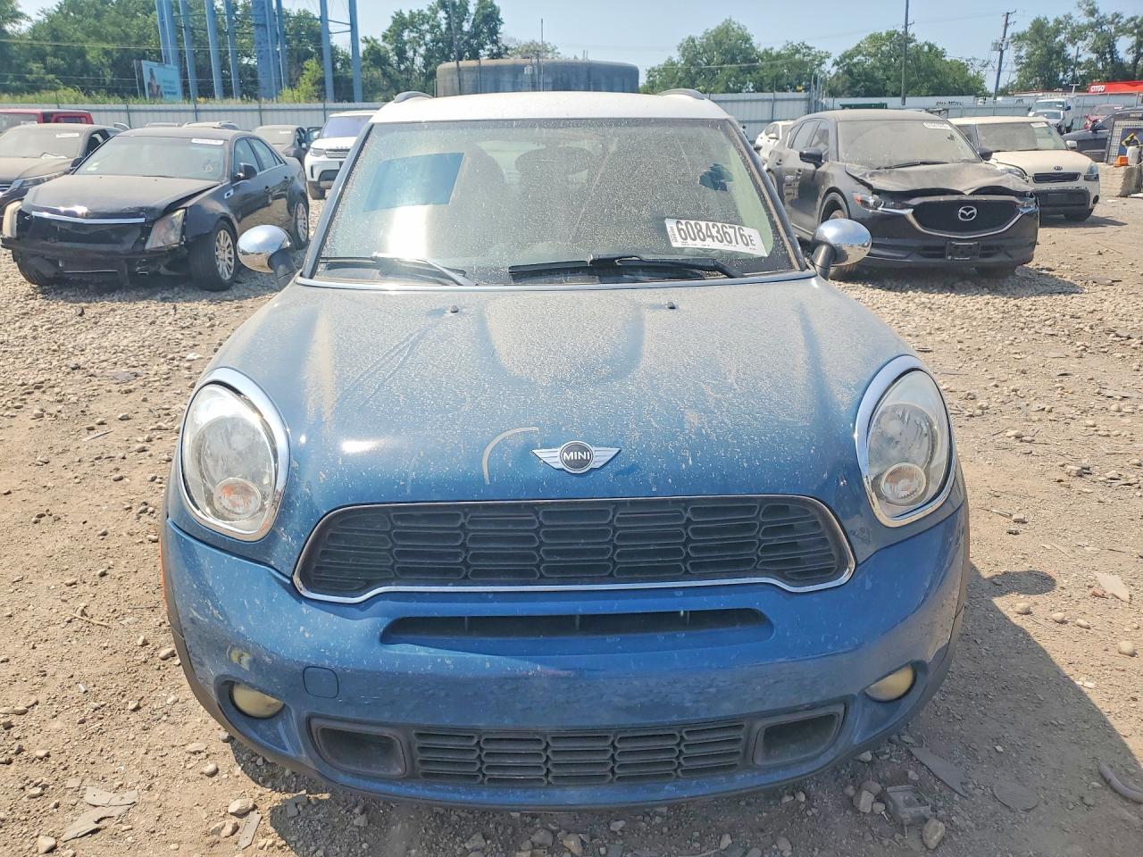 2012 Mini Cooper S Countryman Blue vin: WMWZC5C53CWL64074