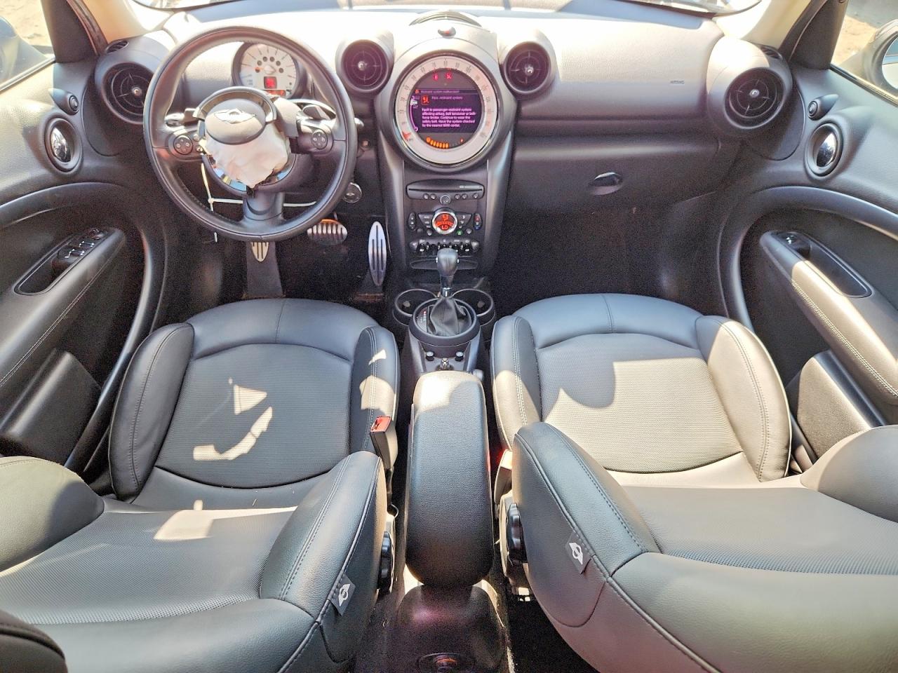 2013 Mini Cooper S Countryman White vin: WMWZC5C53DWP30617