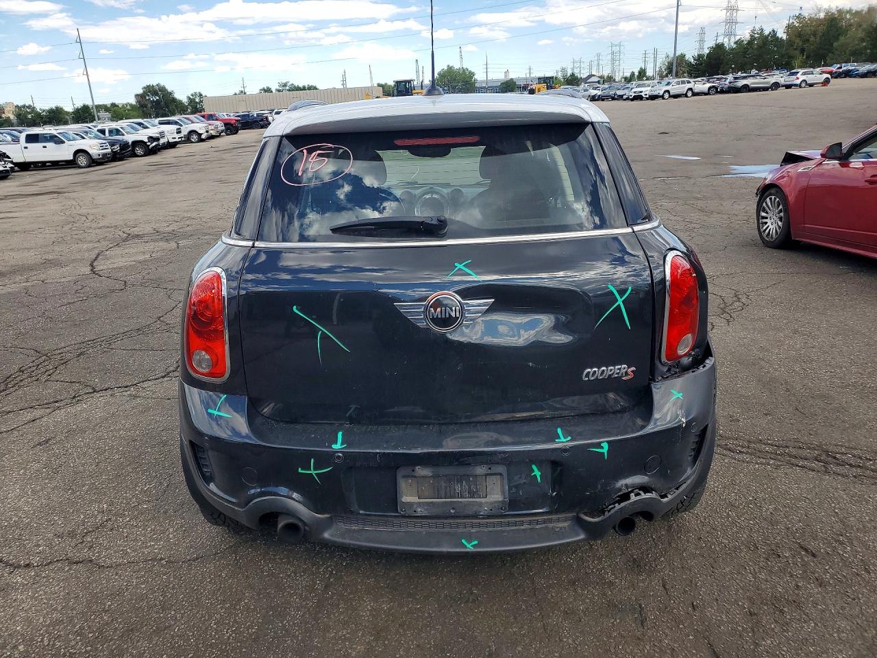 2013 Mini Cooper S Countryman Черный vin: WMWZC5C53DWP30746