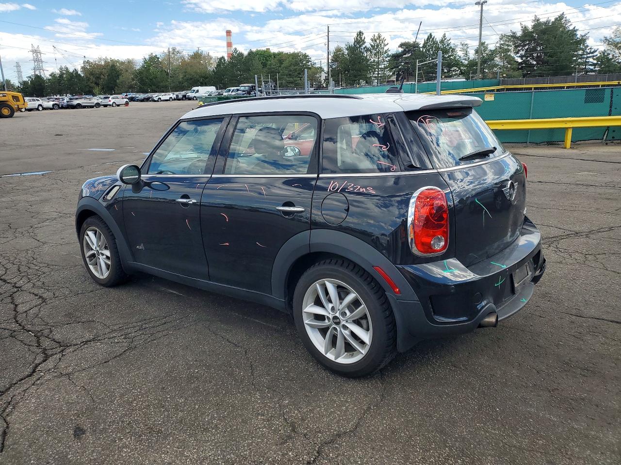 2013 Mini Cooper S Countryman Черный vin: WMWZC5C53DWP30746