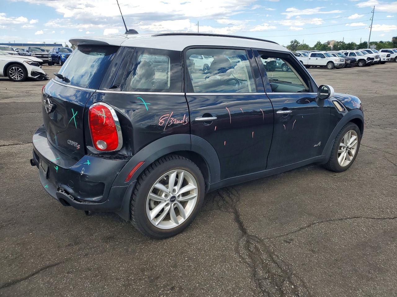 2013 Mini Cooper S Countryman Черный vin: WMWZC5C53DWP30746