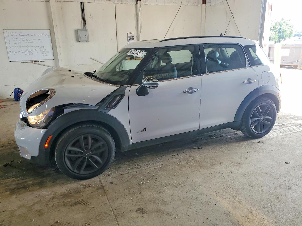 2013 Mini Cooper S Countryman Белый vin: WMWZC5C53DWP32237