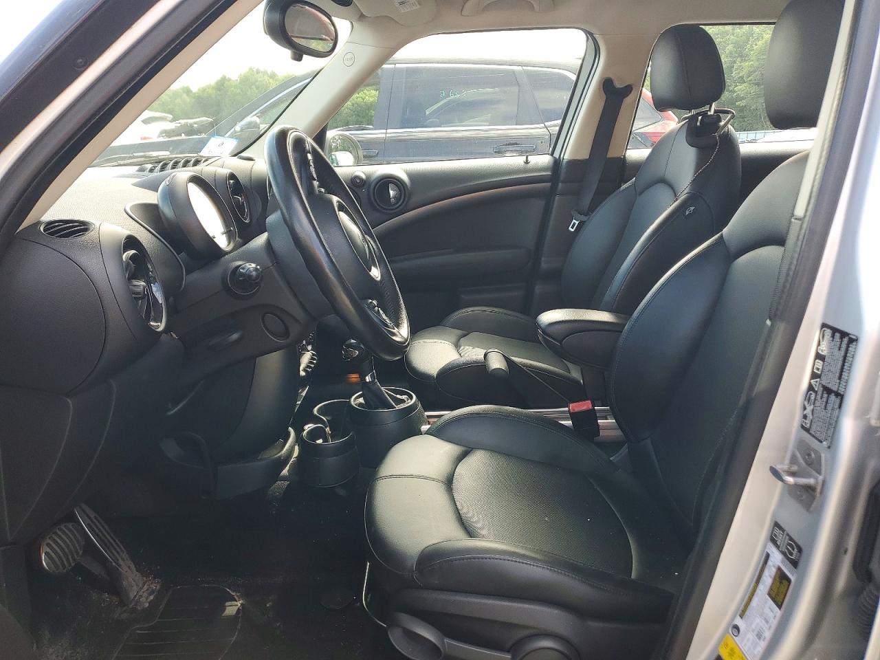 2014 Mini Cooper S Countryman Silver vin: WMWZC5C53EWP35558