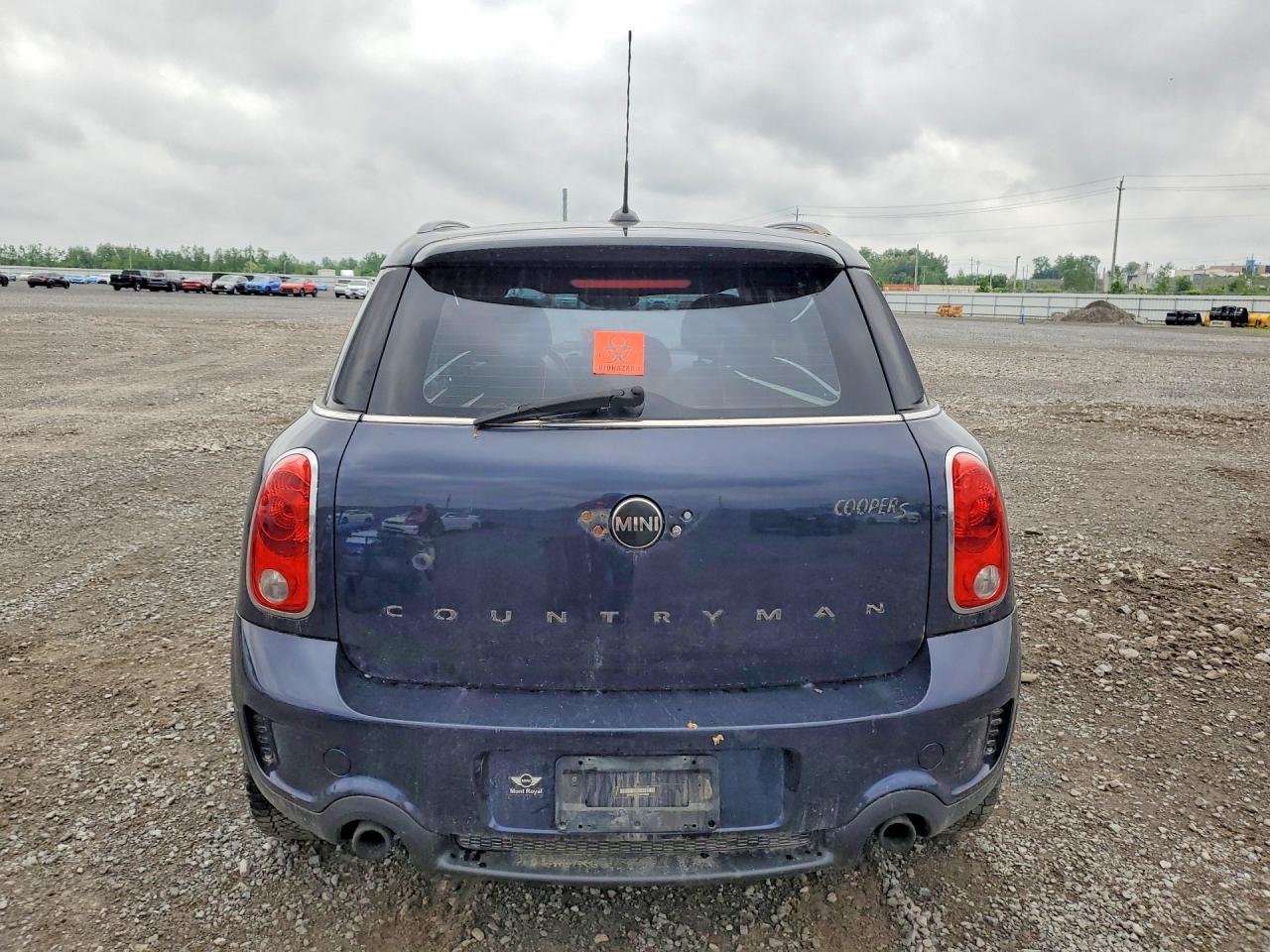 2014 Mini Cooper S Countryman Синий vin: WMWZC5C53EWP37830