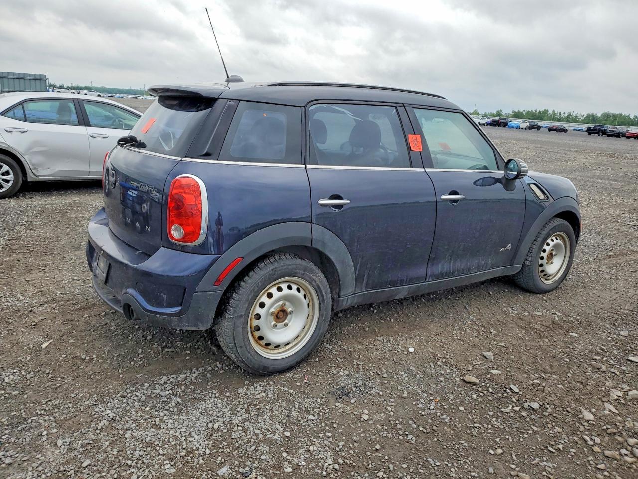 2014 Mini Cooper S Countryman Синий vin: WMWZC5C53EWP37830