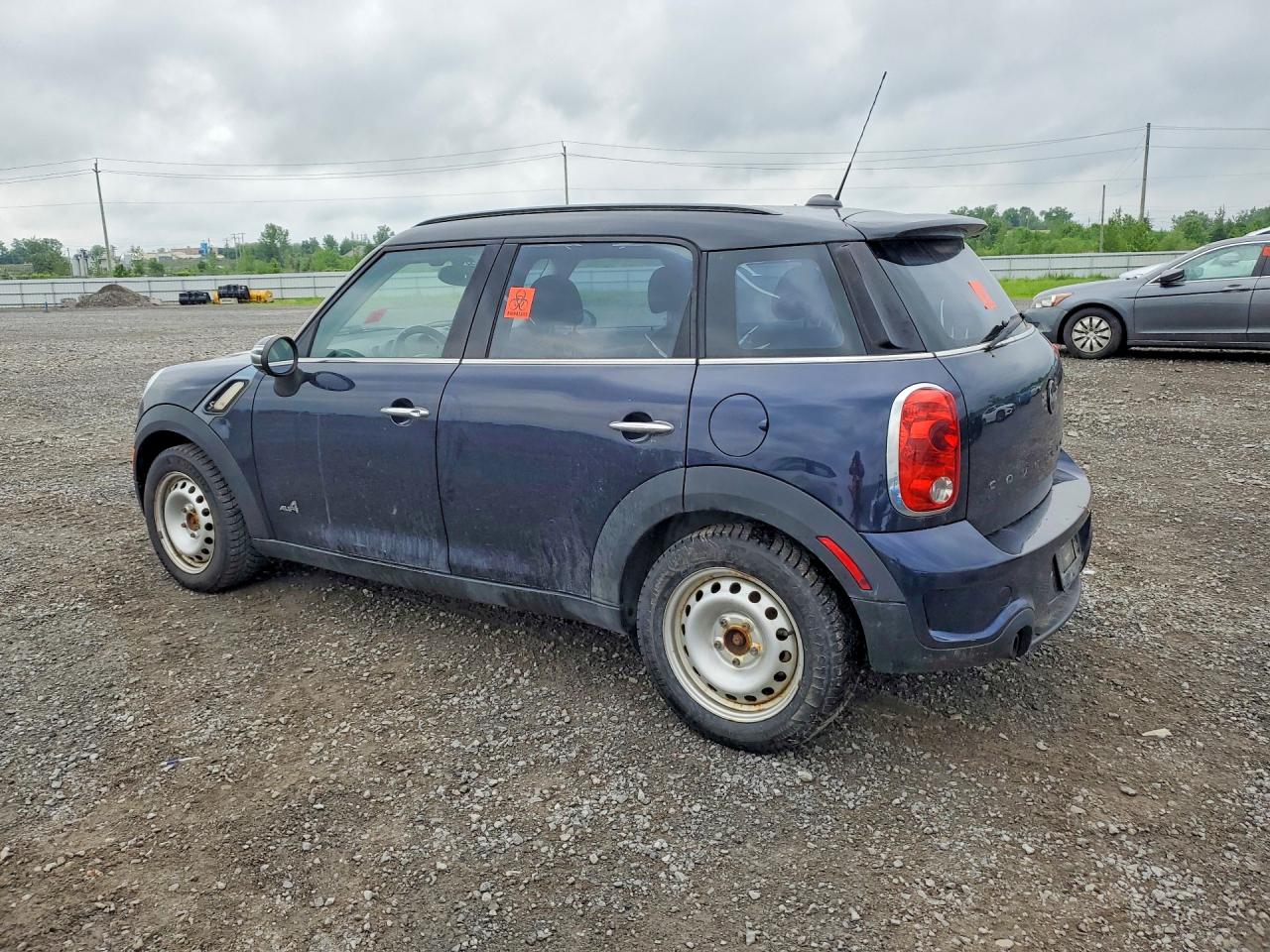 2014 Mini Cooper S Countryman Синий vin: WMWZC5C53EWP37830