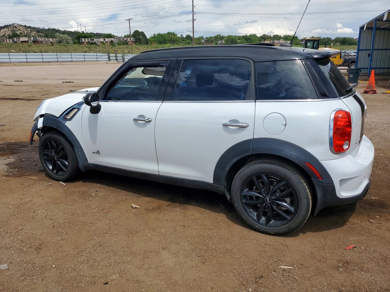 2014 Mini Cooper S Countryman Black vin: WMWZC5C53EWP38086