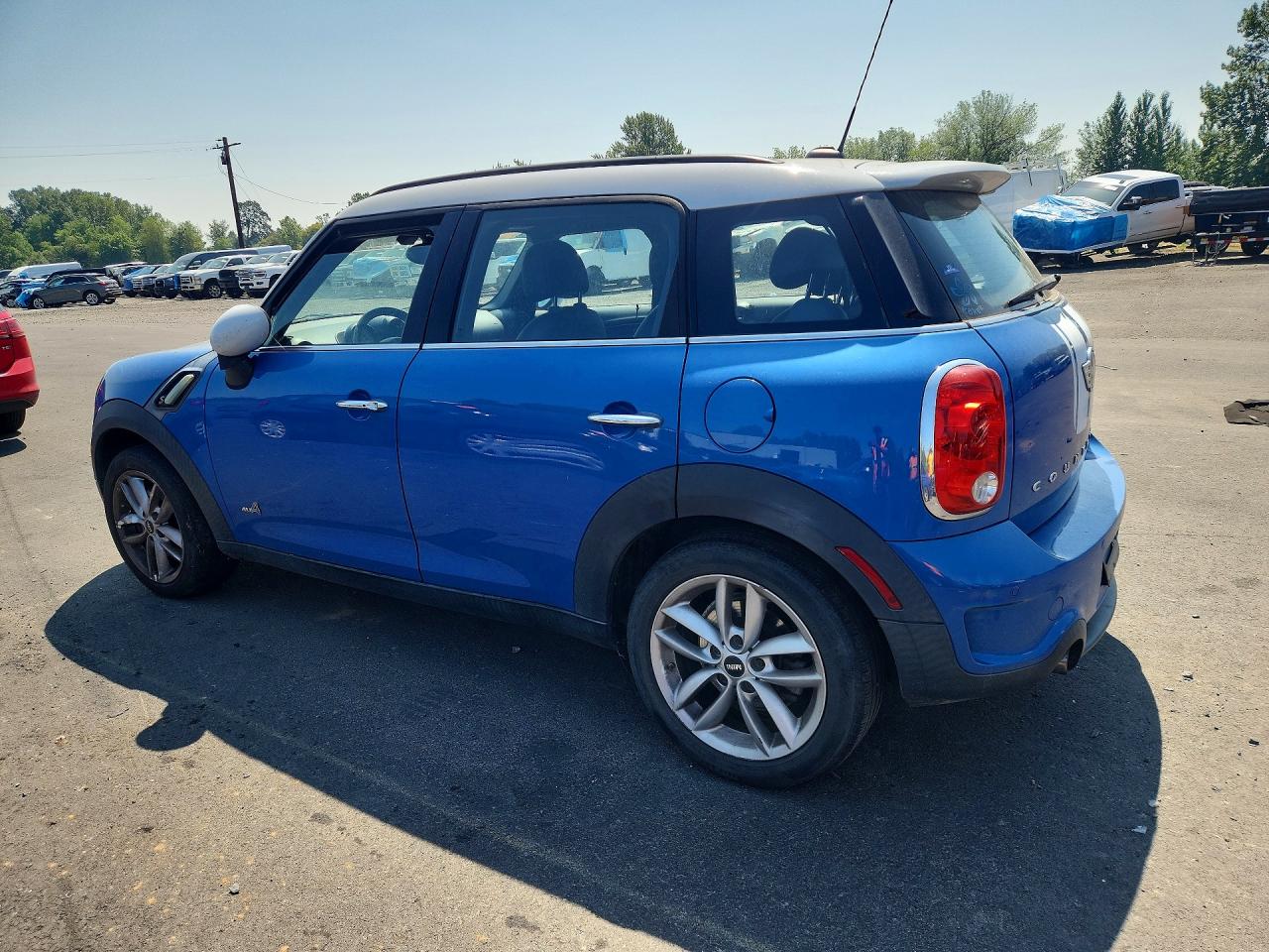 2014 Mini Cooper S Countryman Blue vin: WMWZC5C53EWP38248
