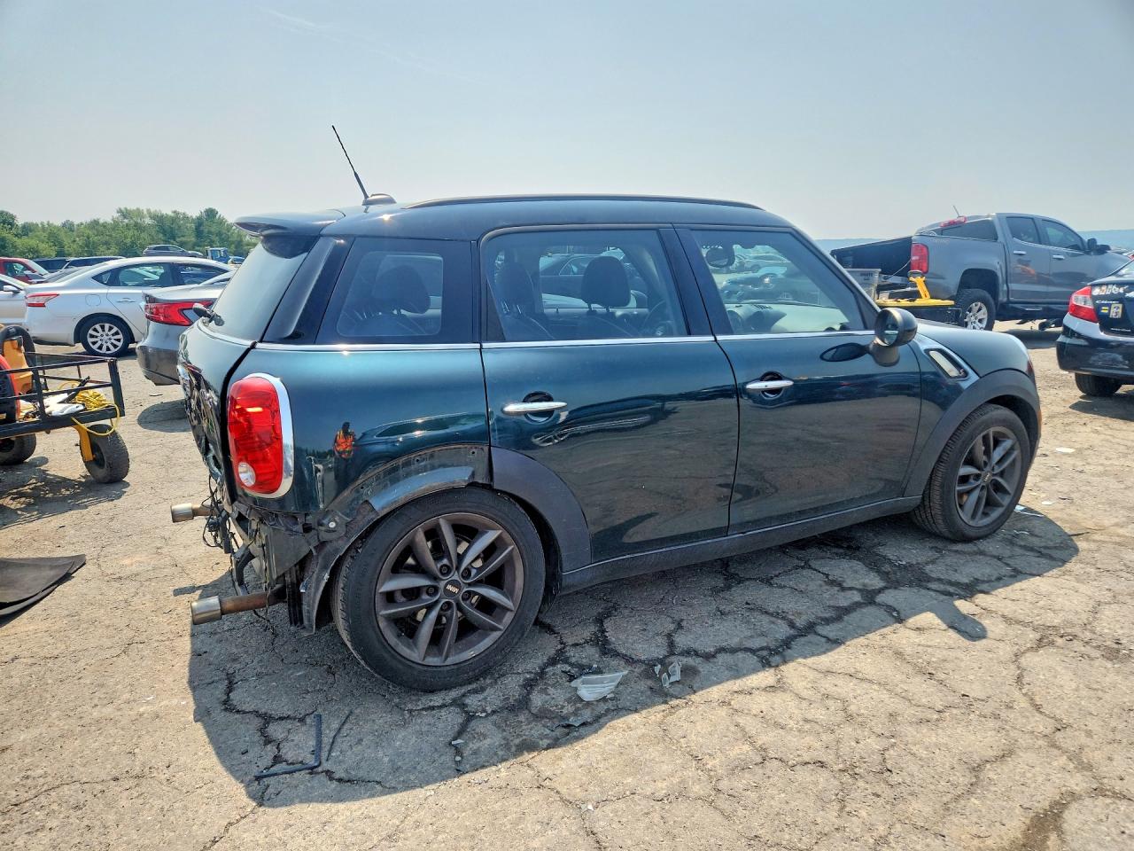 2014 Mini Cooper S Countryman Green vin: WMWZC5C53EWP40596