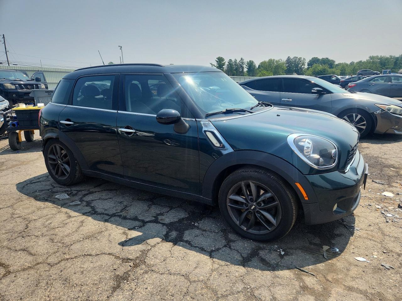 2014 Mini Cooper S Countryman Green vin: WMWZC5C53EWP40596