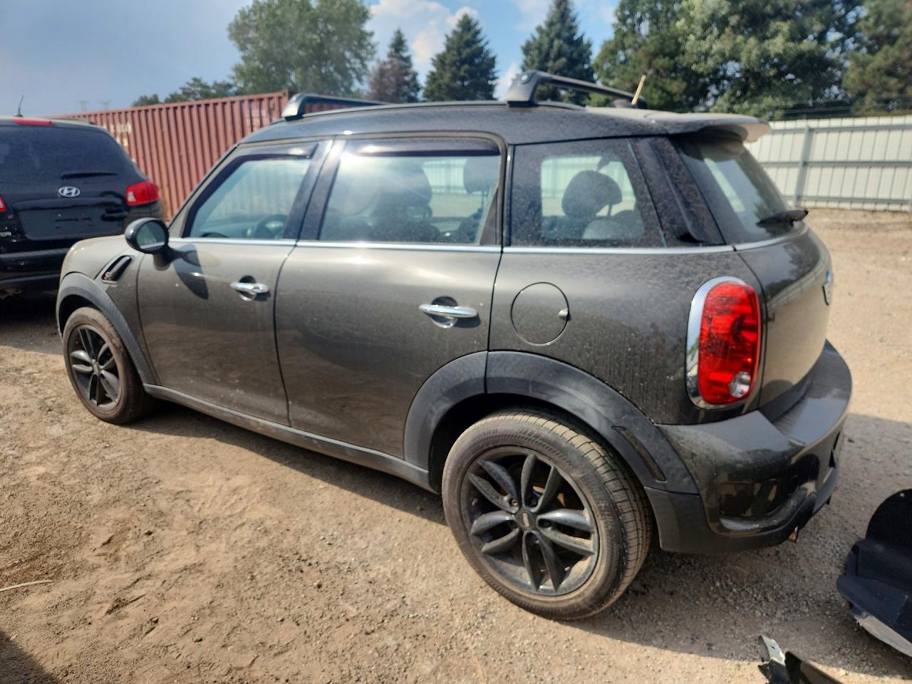 2014 Mini Cooper S Countryman Серый vin: WMWZC5C53EWP41523
