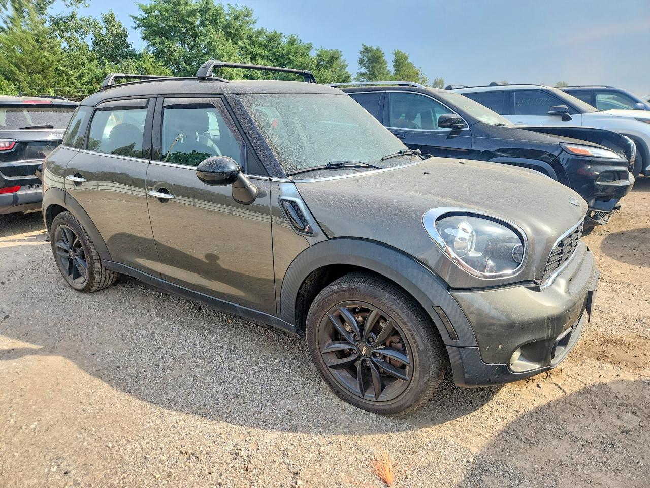2014 Mini Cooper S Countryman Серый vin: WMWZC5C53EWP41523