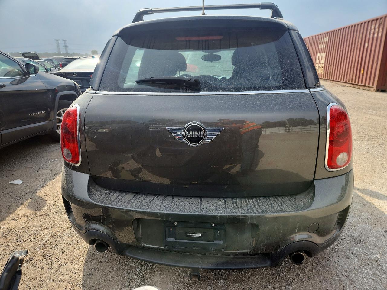2014 Mini Cooper S Countryman Серый vin: WMWZC5C53EWP41523