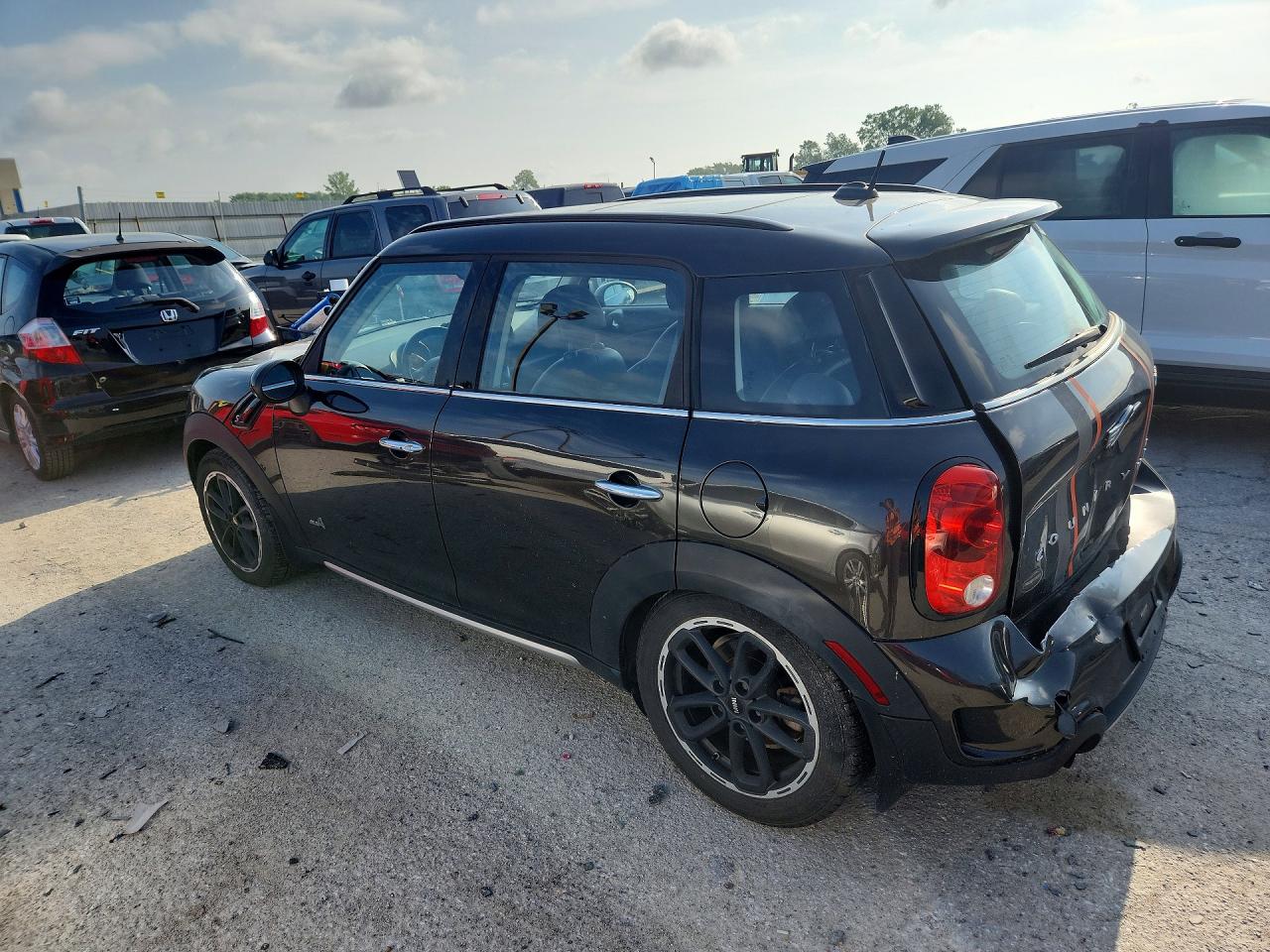 2015 Mini Cooper S Countryman Black vin: WMWZC5C53FWP44360