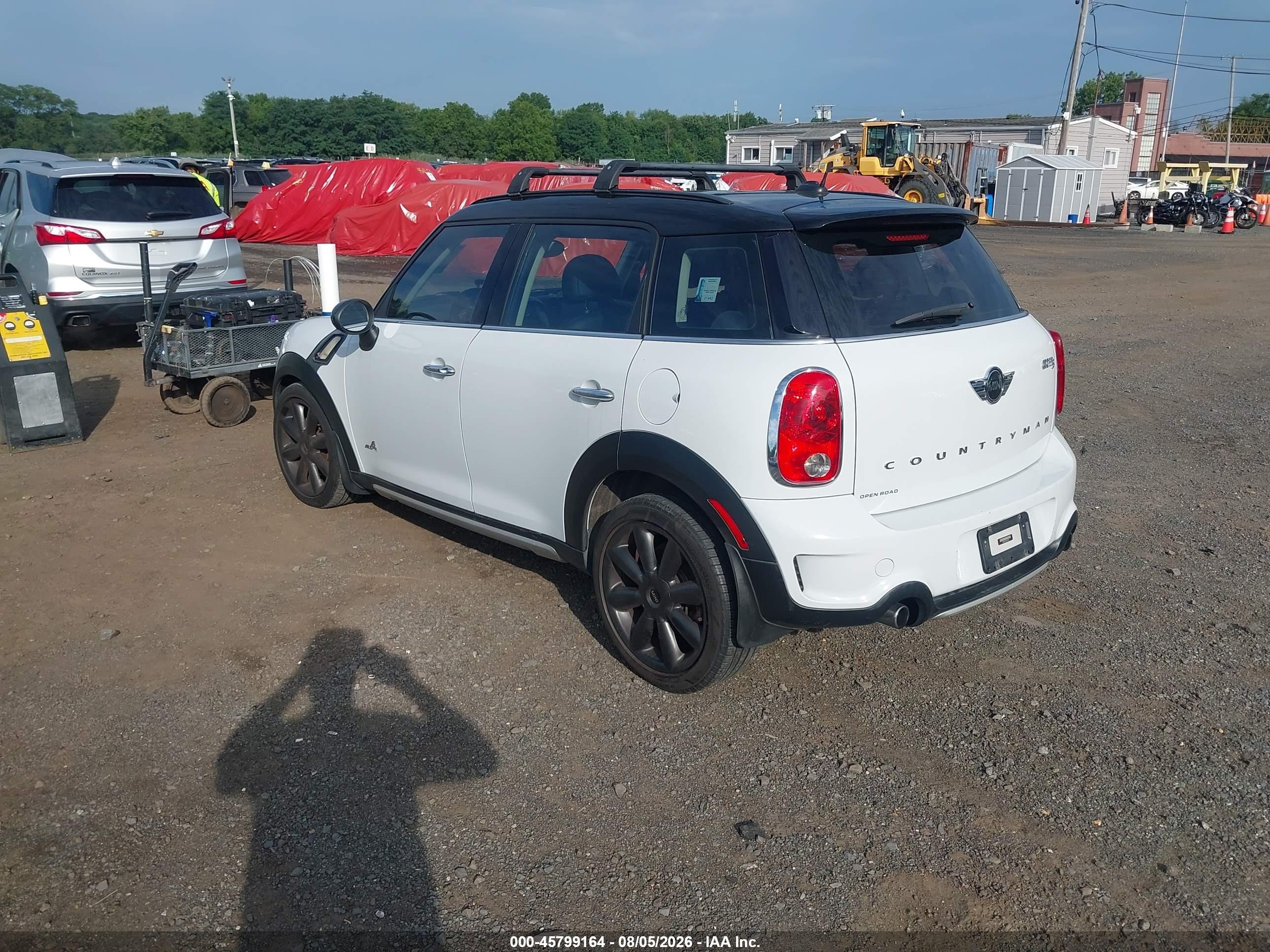 2015 Mini Countryman Cooper S White vin: WMWZC5C53FWP47355