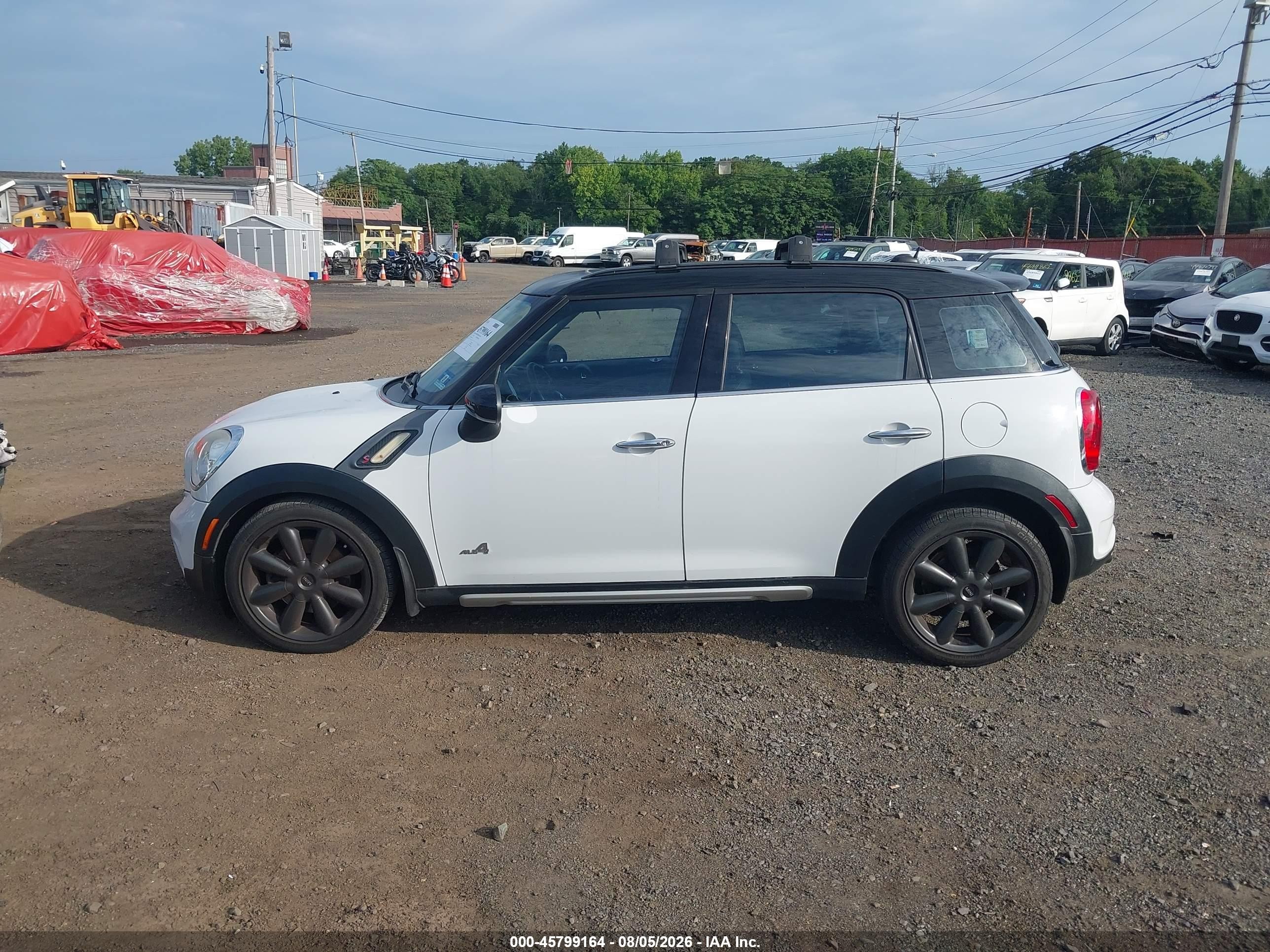 2015 Mini Countryman Cooper S White vin: WMWZC5C53FWP47355