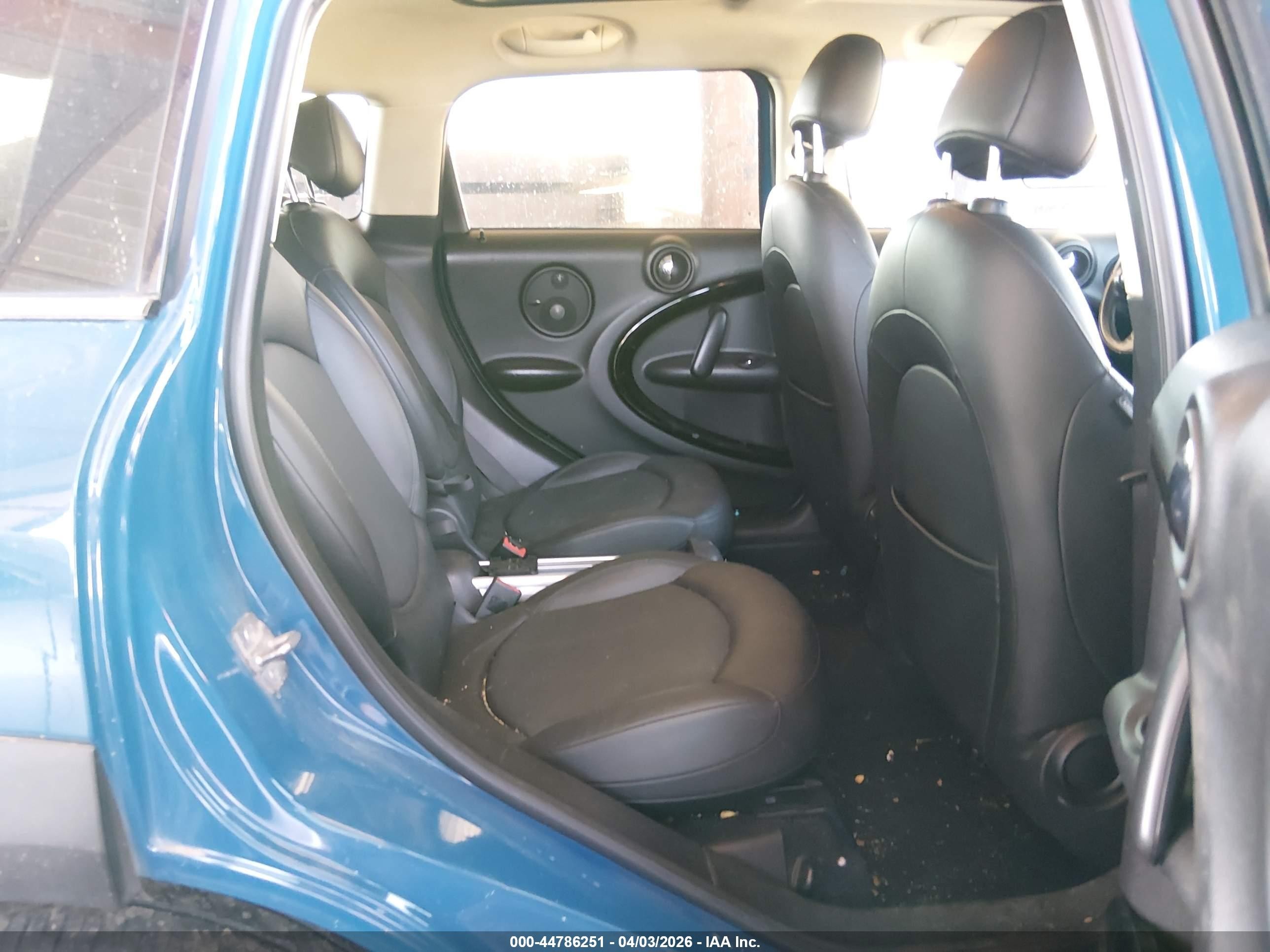 2011 Mini Cooper S Countryman   Blue vin: WMWZC5C54BWM10963