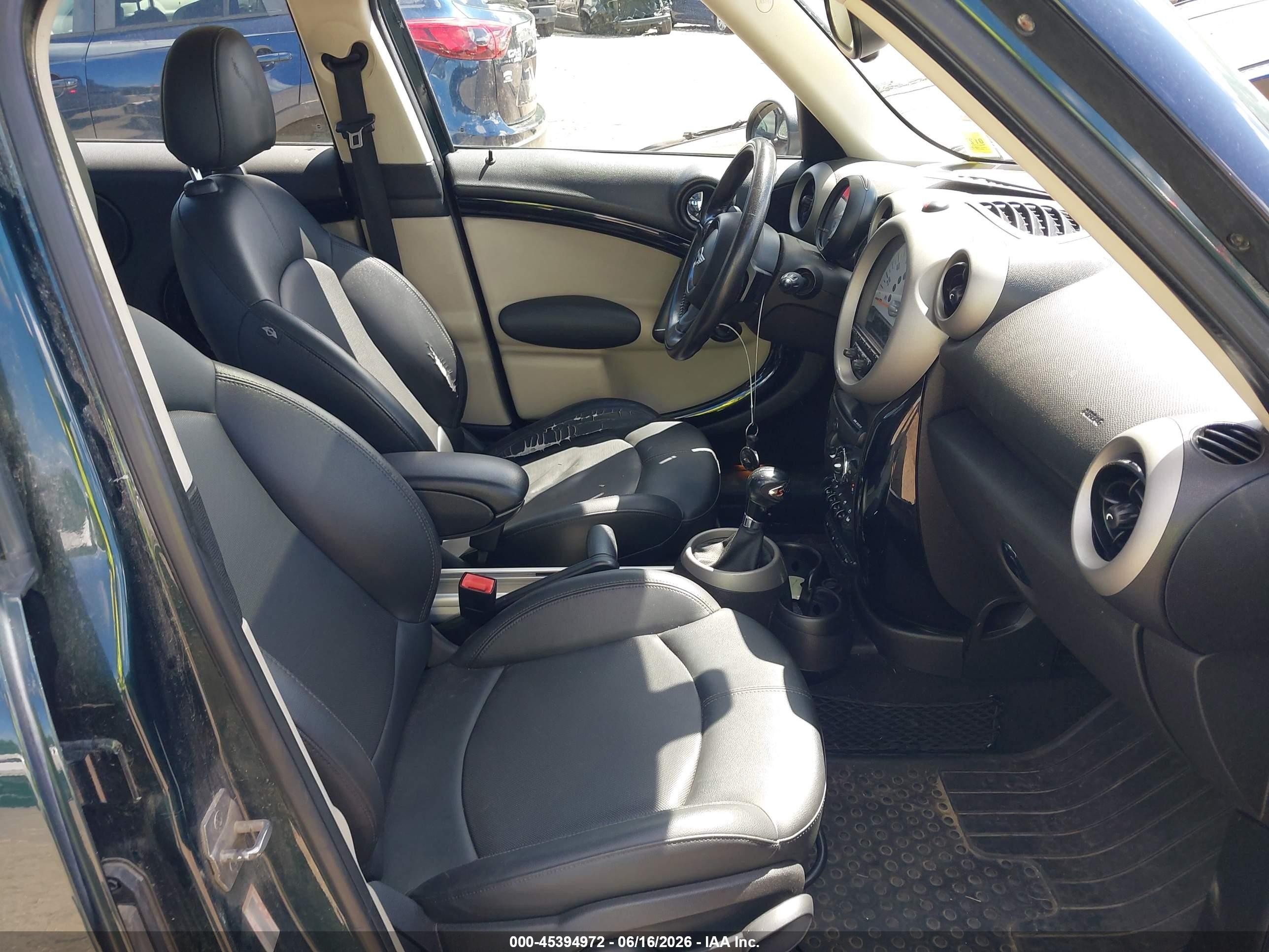 2012 Mini Cooper S Countryman   Green vin: WMWZC5C54CWL62432