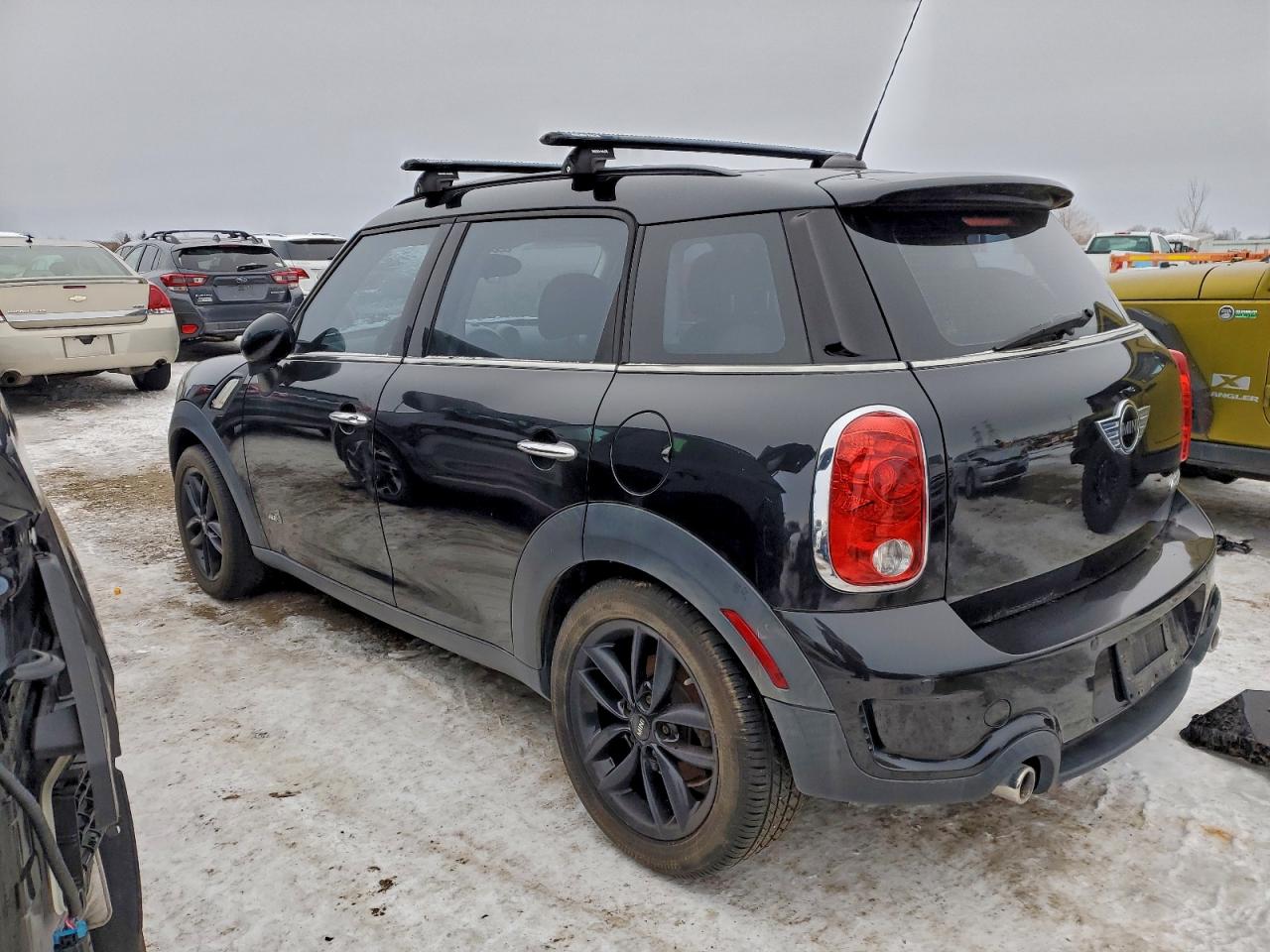 2012 Mini Cooper S Countryman Black vin: WMWZC5C54CWL62964