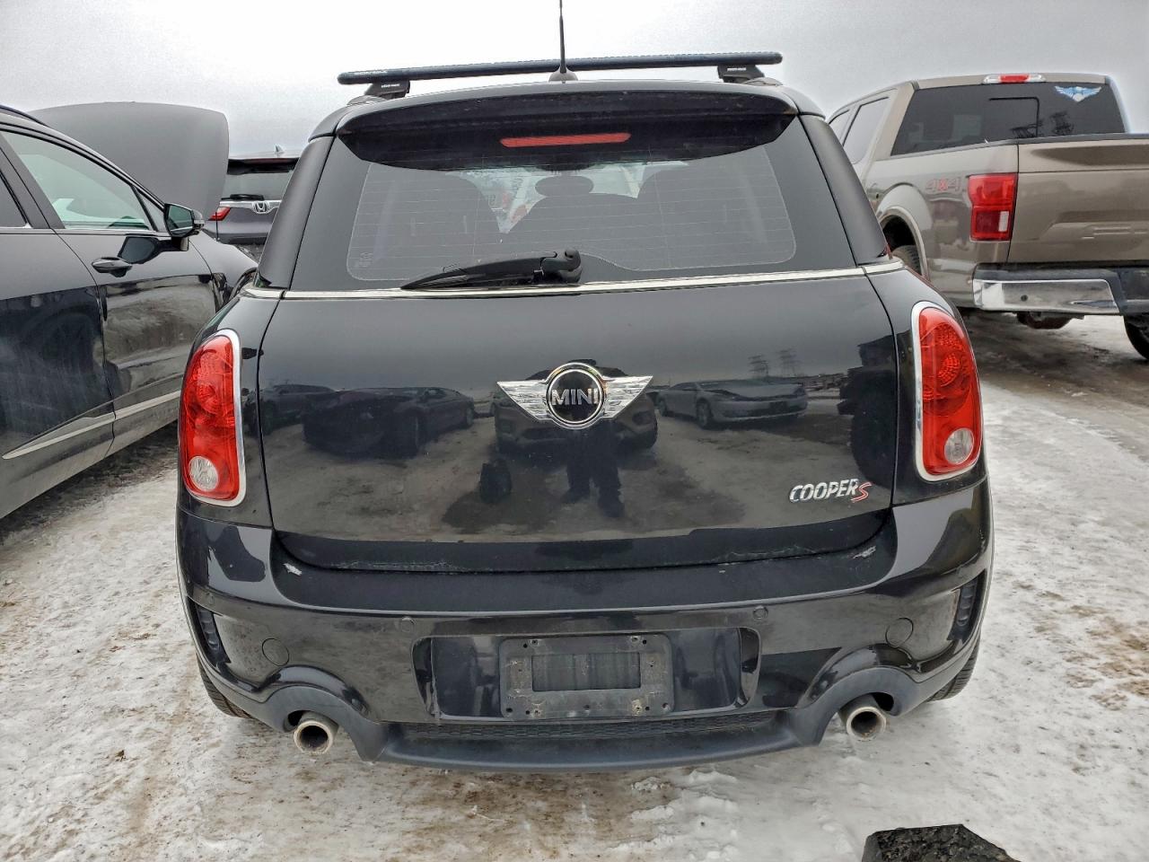 2012 Mini Cooper S Countryman Black vin: WMWZC5C54CWL62964