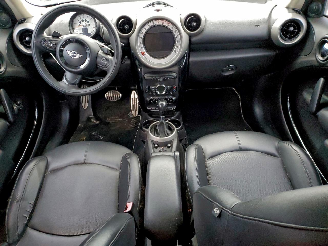 2012 Mini Cooper S Countryman Black vin: WMWZC5C54CWL62964