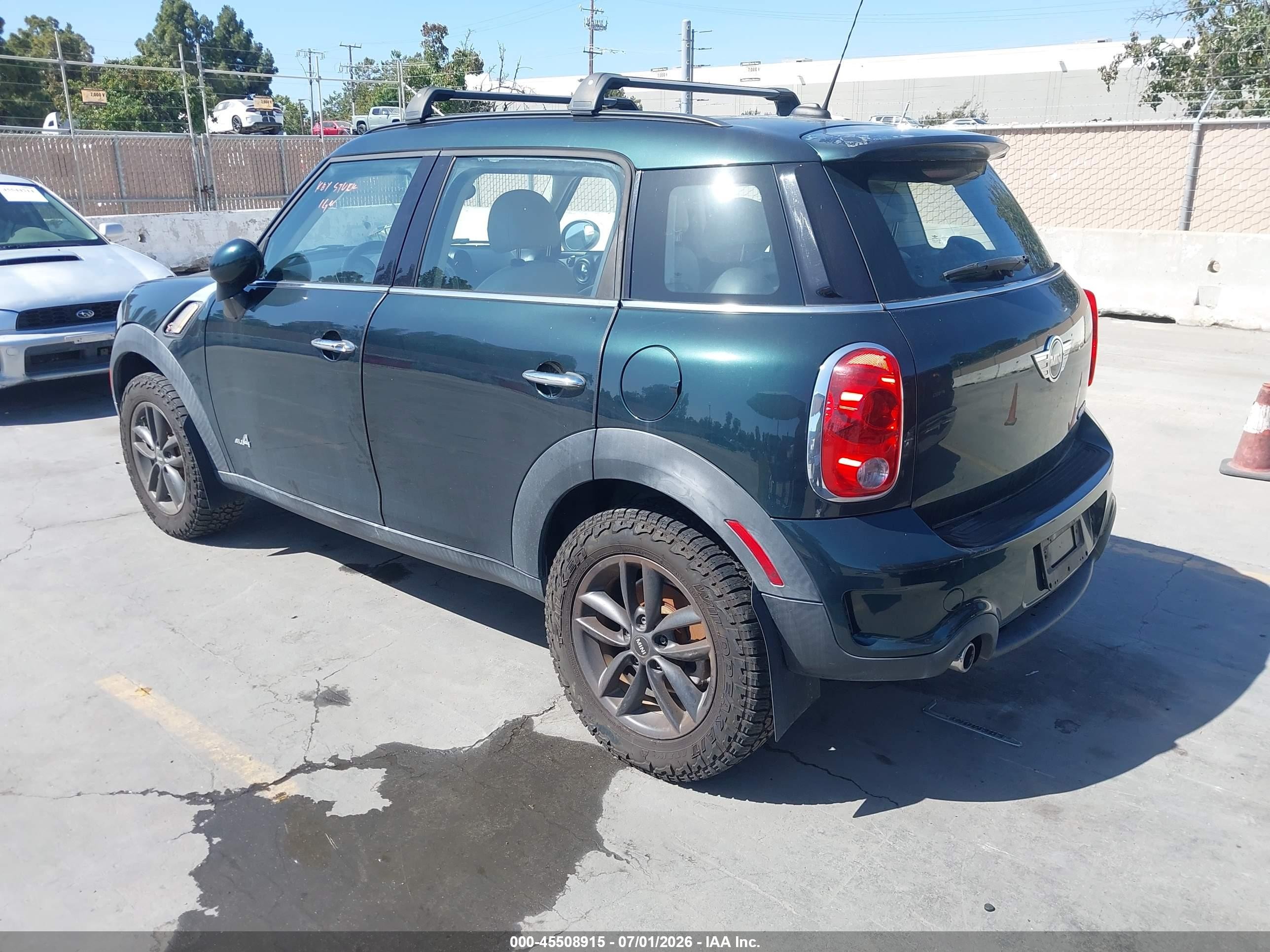 2013 Mini Countryman Cooper S Green vin: WMWZC5C54DWP33039