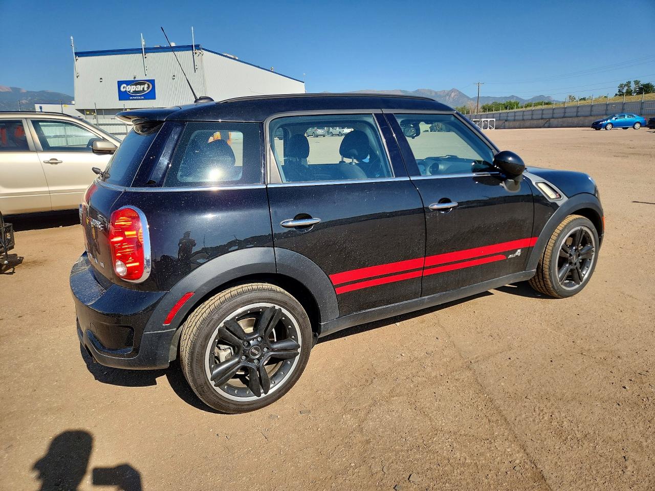 2013 Mini Cooper S Countryman Black vin: WMWZC5C54DWP33395