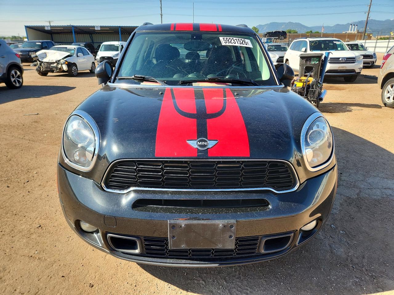 2013 Mini Cooper S Countryman Black vin: WMWZC5C54DWP33395