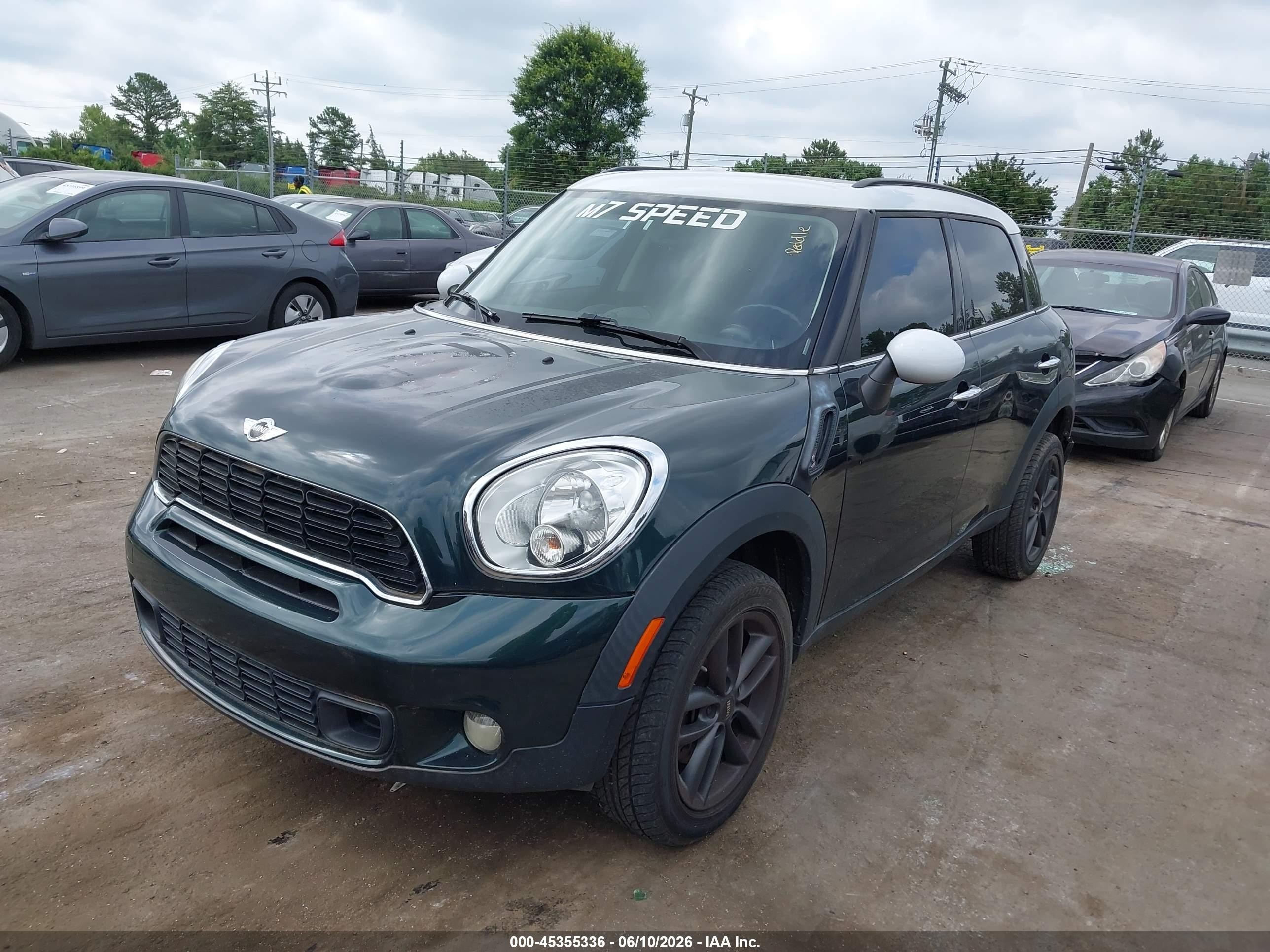 2013 Mini Countryman Cooper S Green vin: WMWZC5C54DWP34062