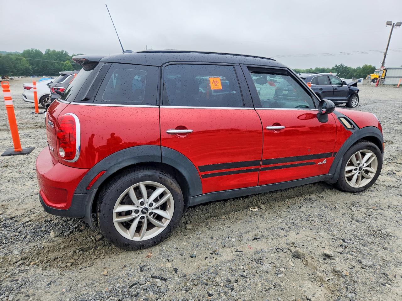 2014 Mini Cooper S Countryman Red vin: WMWZC5C54EWP36959