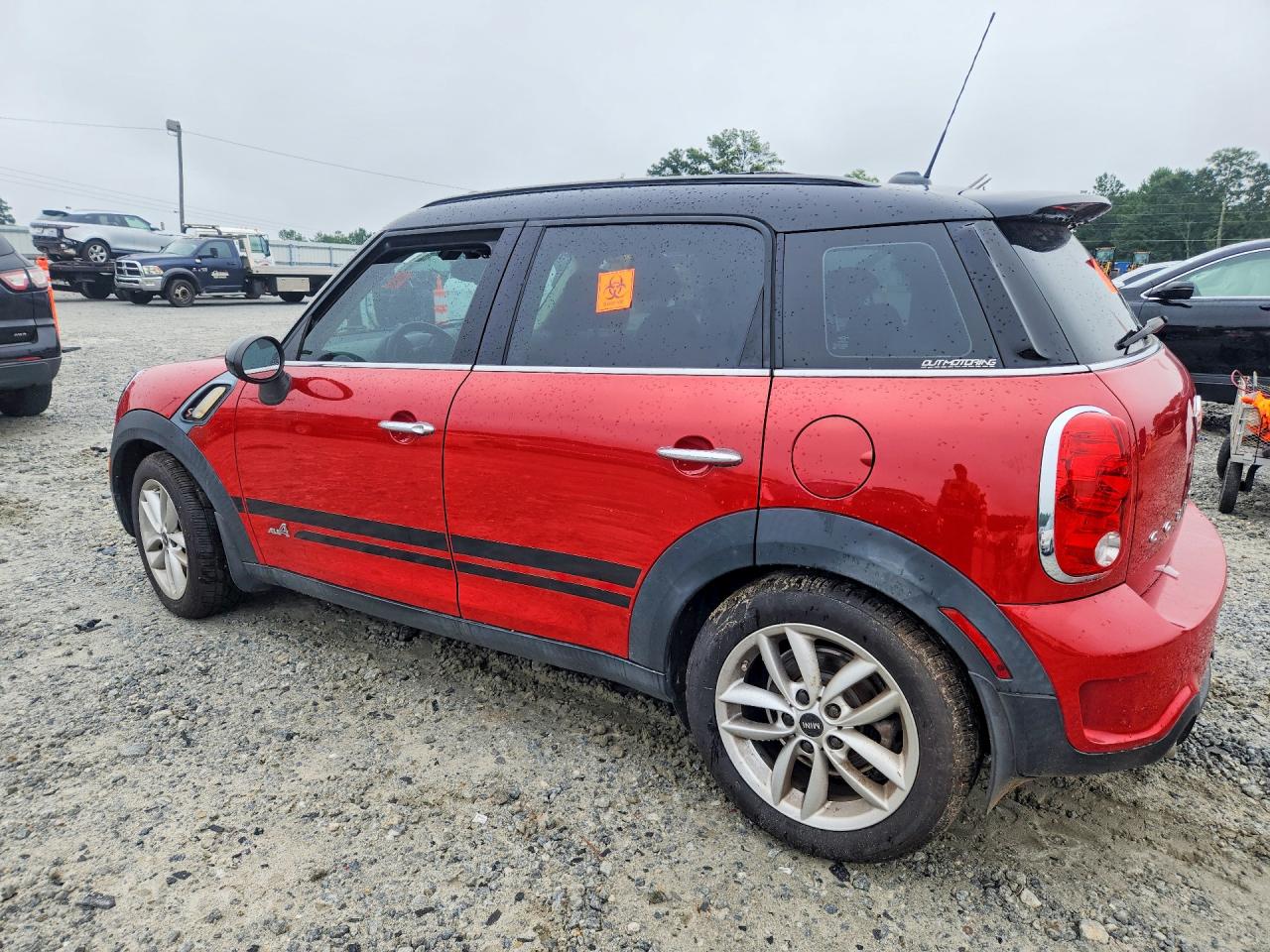 2014 Mini Cooper S Countryman Red vin: WMWZC5C54EWP36959