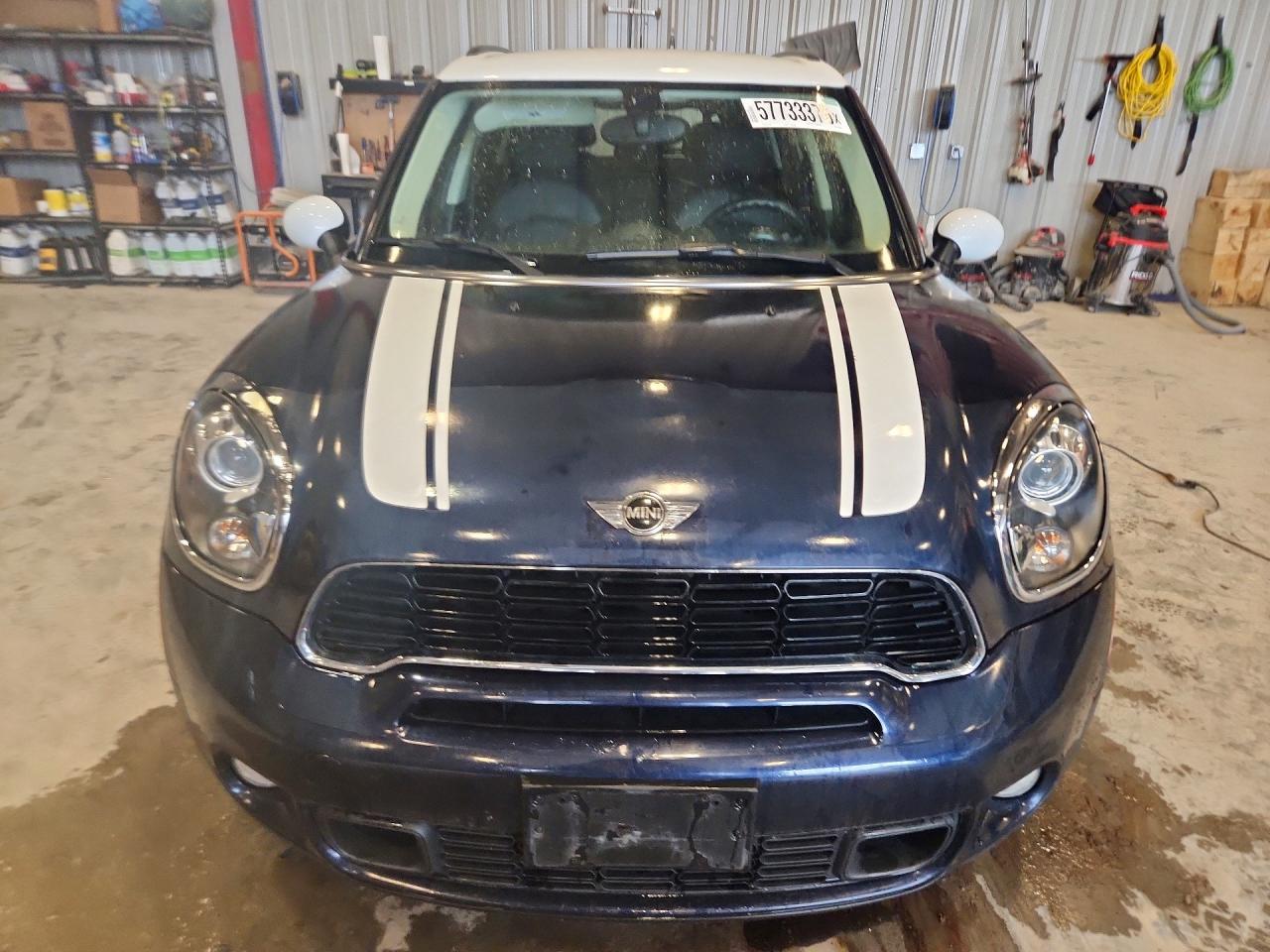2014 Mini Cooper S Countryman Blue vin: WMWZC5C54EWP38095