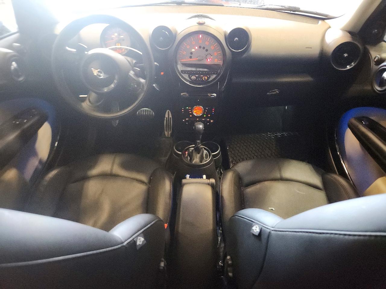 2014 Mini Cooper S Countryman Blue vin: WMWZC5C54EWP38095
