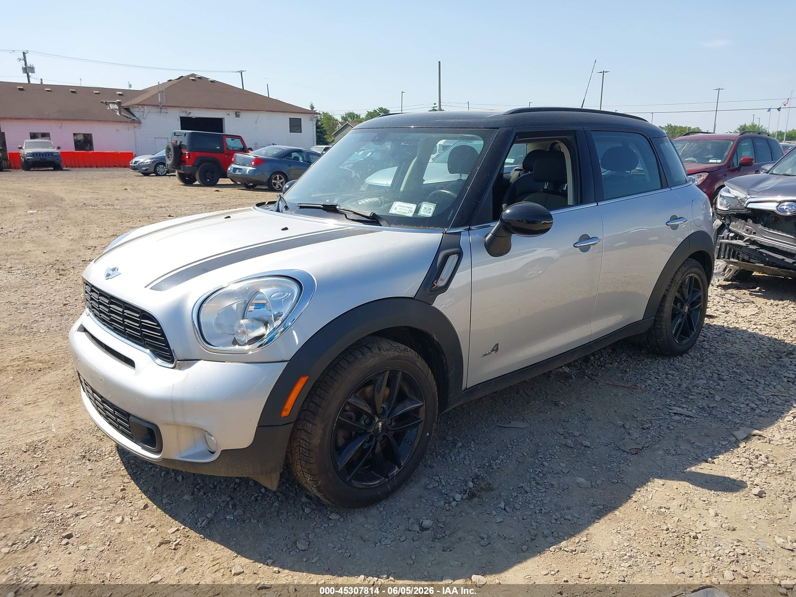 2014 Mini Countryman Cooper S Silver vin: WMWZC5C54EWP40736