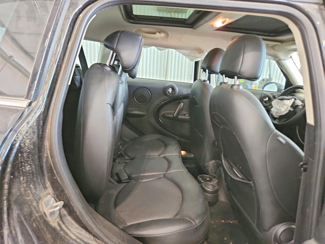 2015 Mini Cooper S Countryman Black vin: WMWZC5C54FWP46117