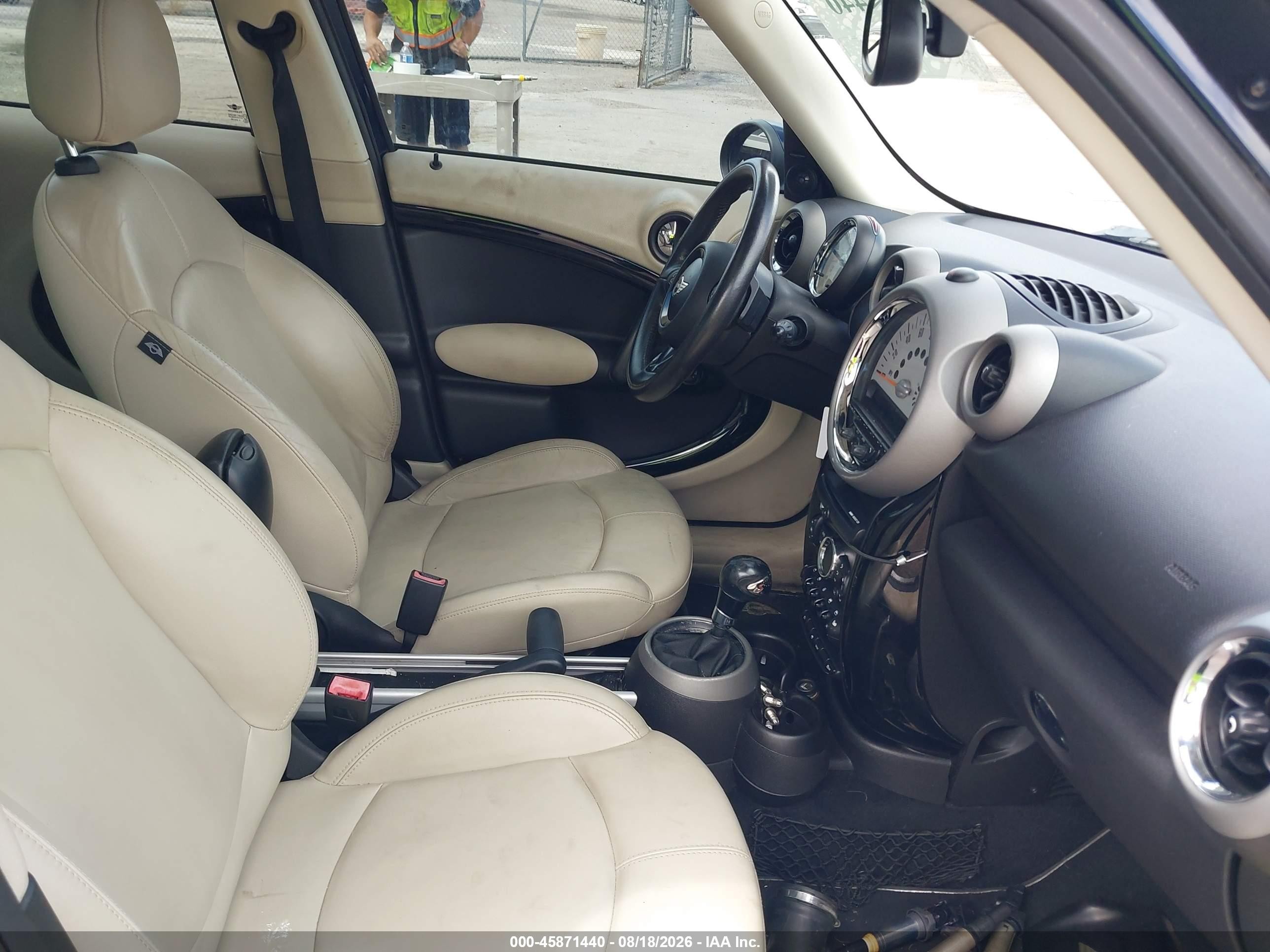 2012 Mini Cooper S Countryman Blue vin: WMWZC5C55CWL63458