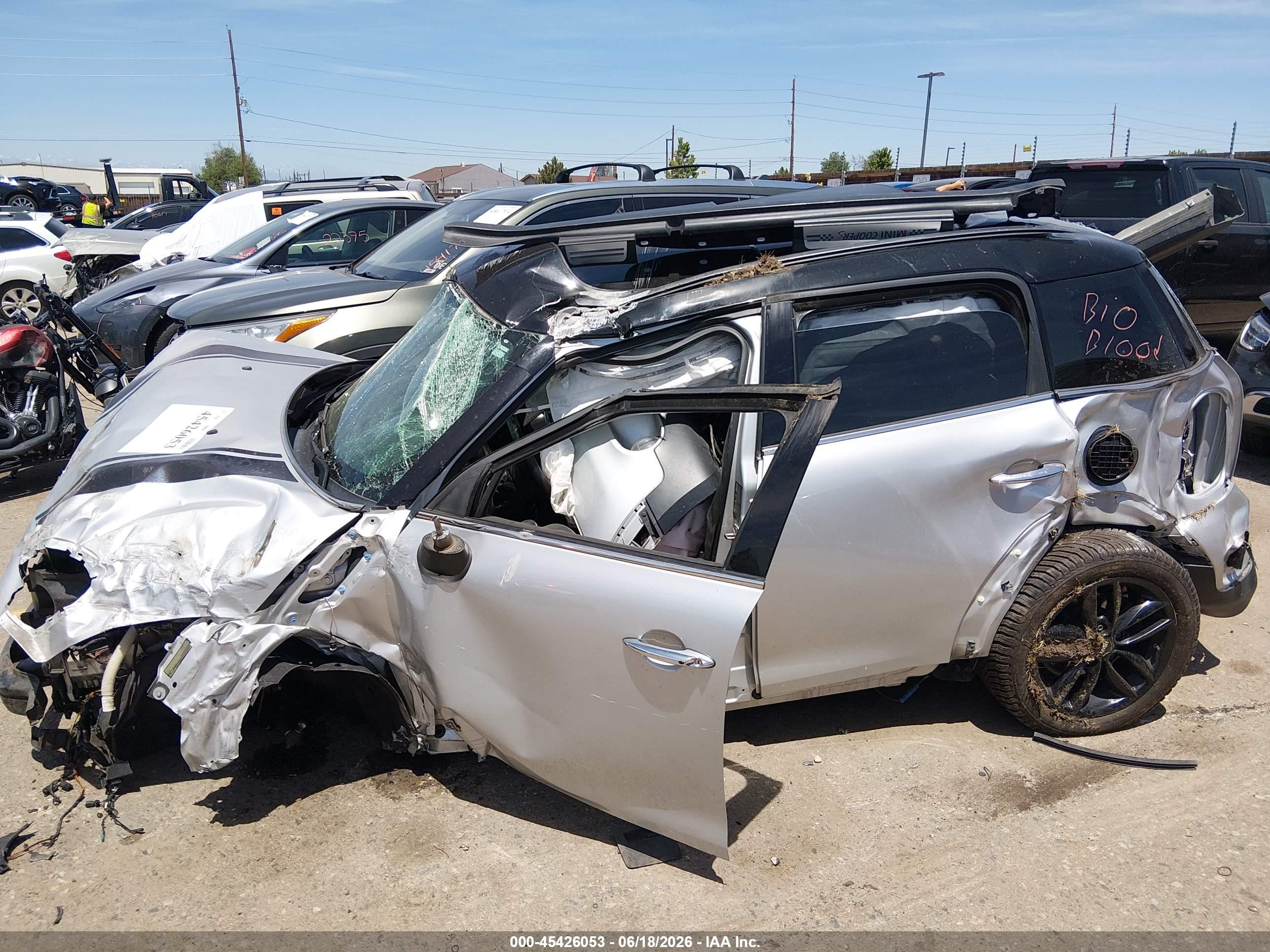 2013 Mini Countryman Cooper S Gray vin: WMWZC5C55DWM15821