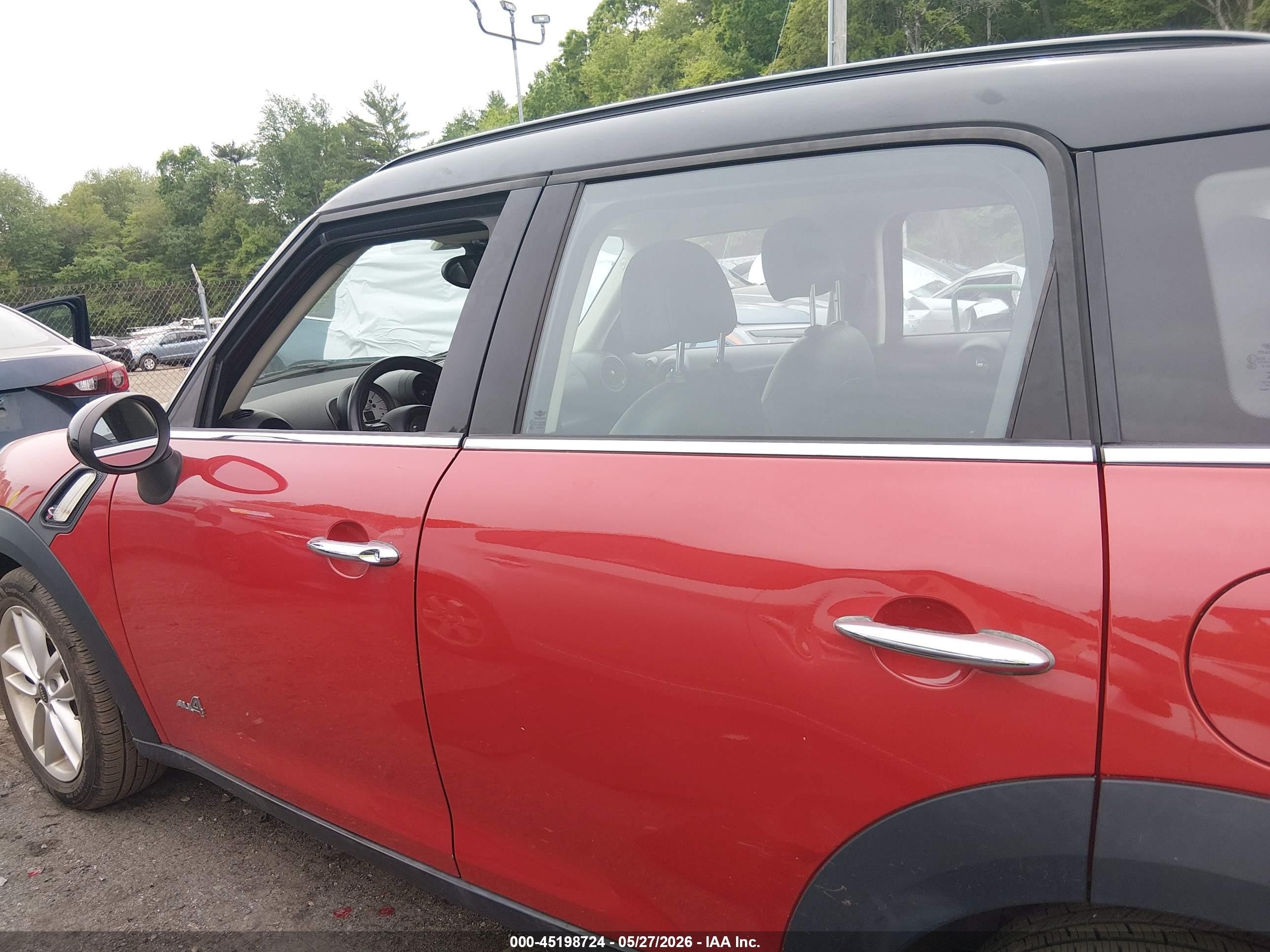 2014 Mini Countryman Cooper S Red vin: WMWZC5C55EWM18588