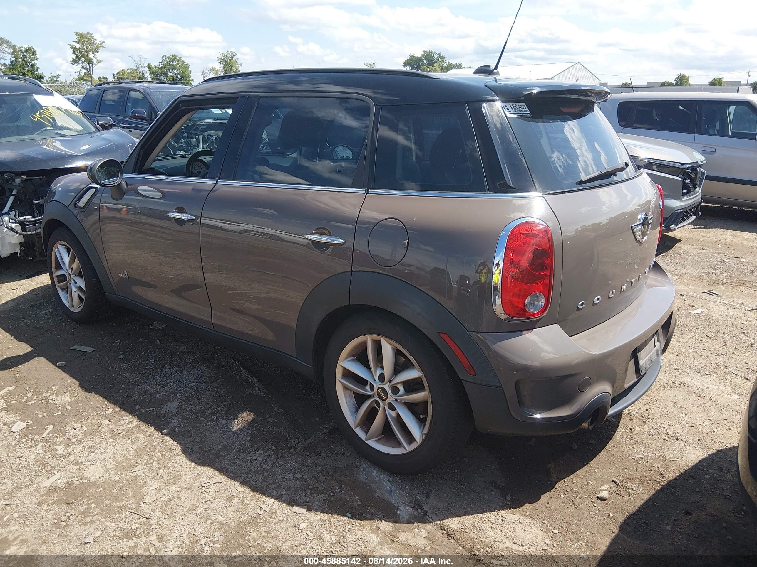 2014 Mini Countryman Cooper S Brown vin: WMWZC5C55EWP39434