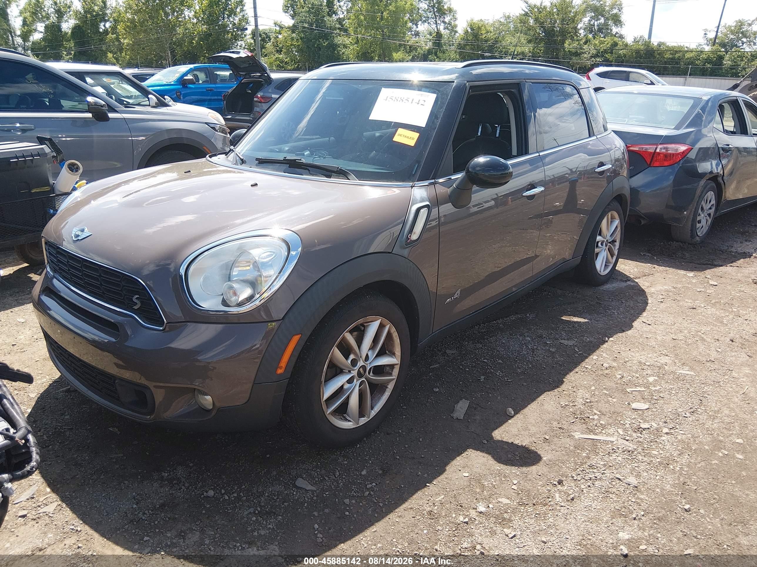 2014 Mini Countryman Cooper S Brown vin: WMWZC5C55EWP39434