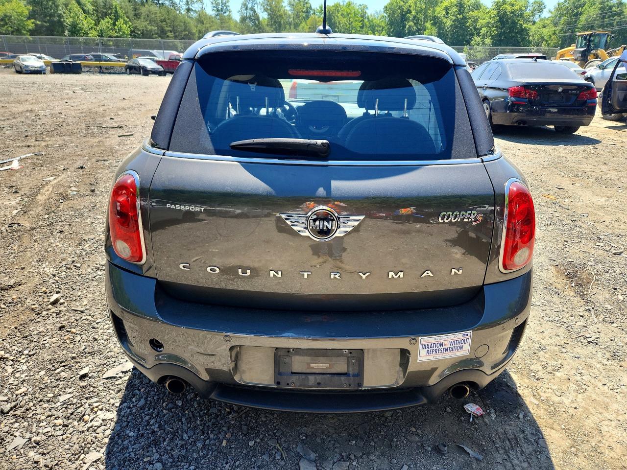 2014 Mini Cooper S Countryman Gray vin: WMWZC5C55EWP40440