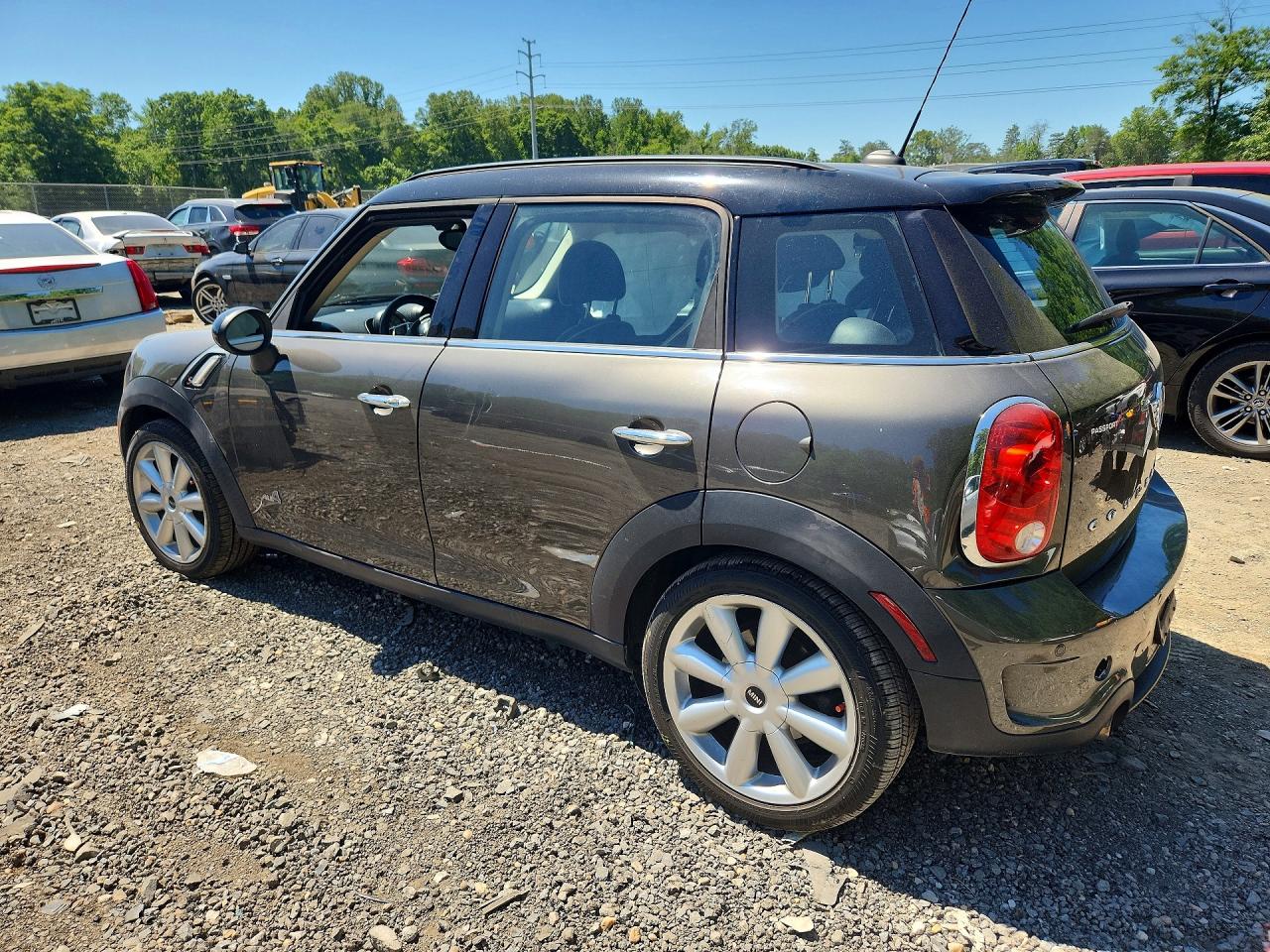 2014 Mini Cooper S Countryman Gray vin: WMWZC5C55EWP40440