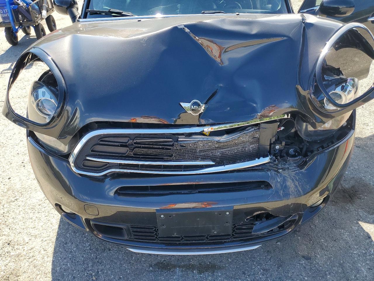 2015 Mini Cooper S Countryman Black vin: WMWZC5C55FWP45865