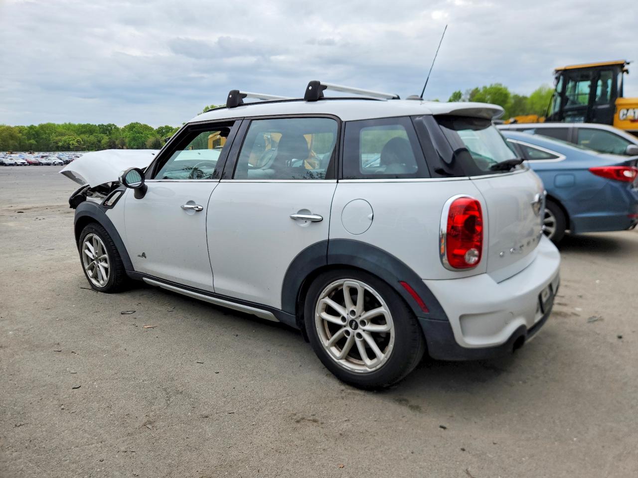 2015 Mini Cooper S Countryman White vin: WMWZC5C55FWP48264