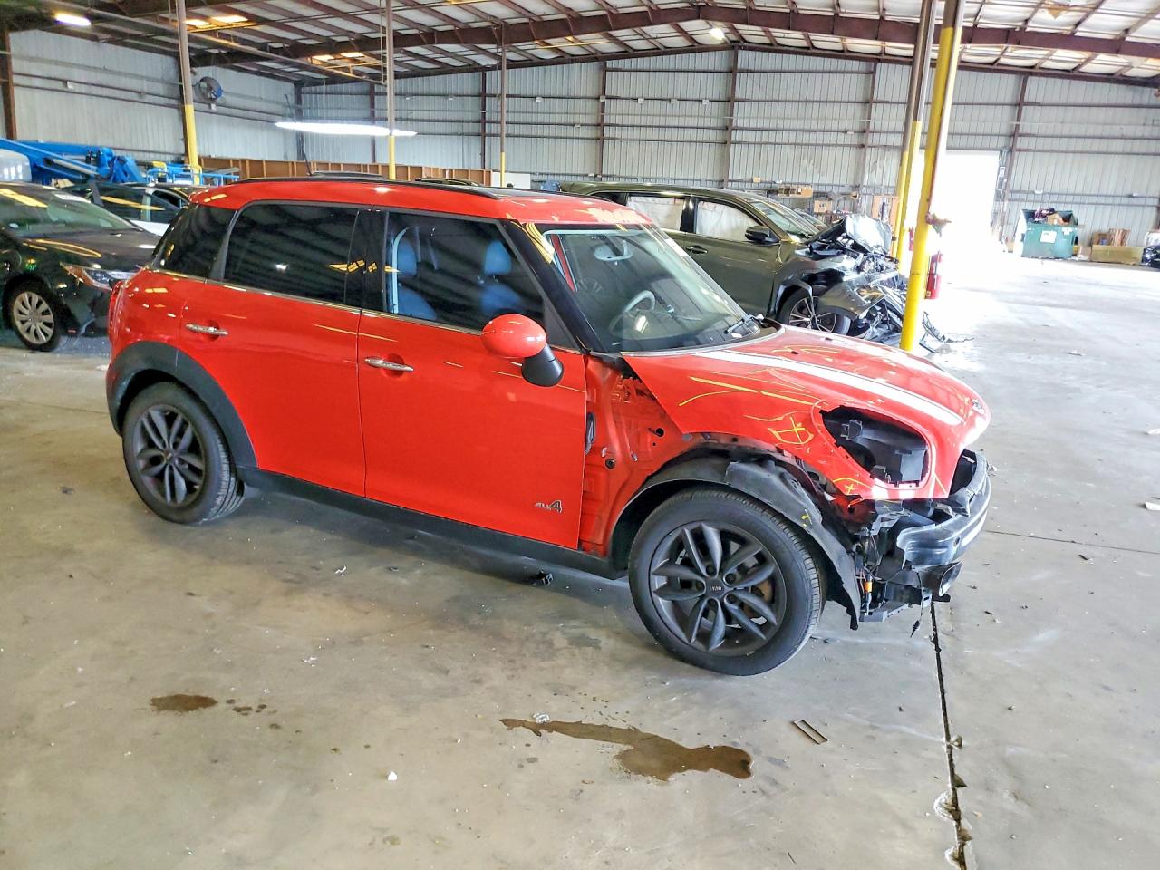 2012 Mini Cooper S Countryman Red vin: WMWZC5C56CWL59922
