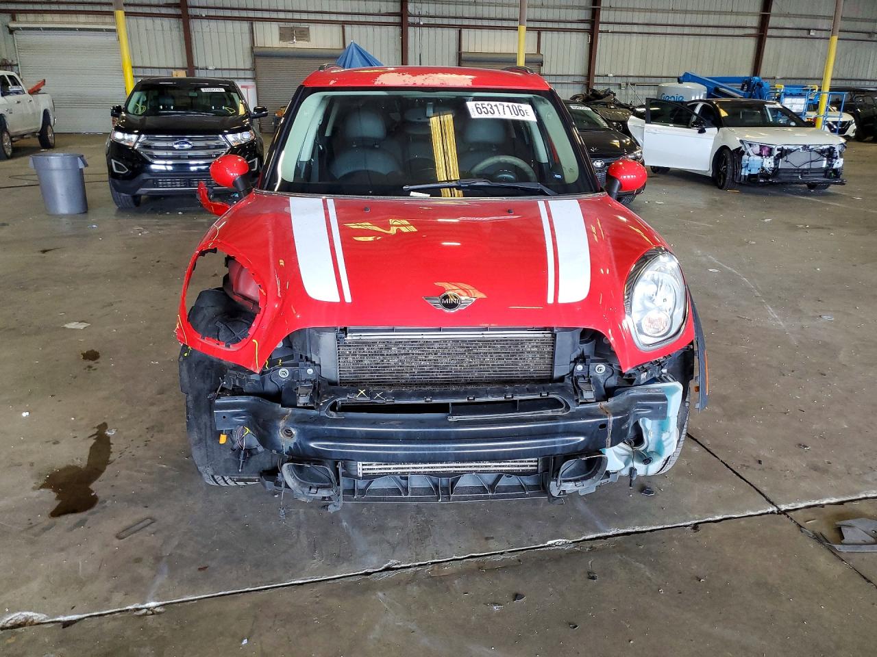 2012 Mini Cooper S Countryman Red vin: WMWZC5C56CWL59922