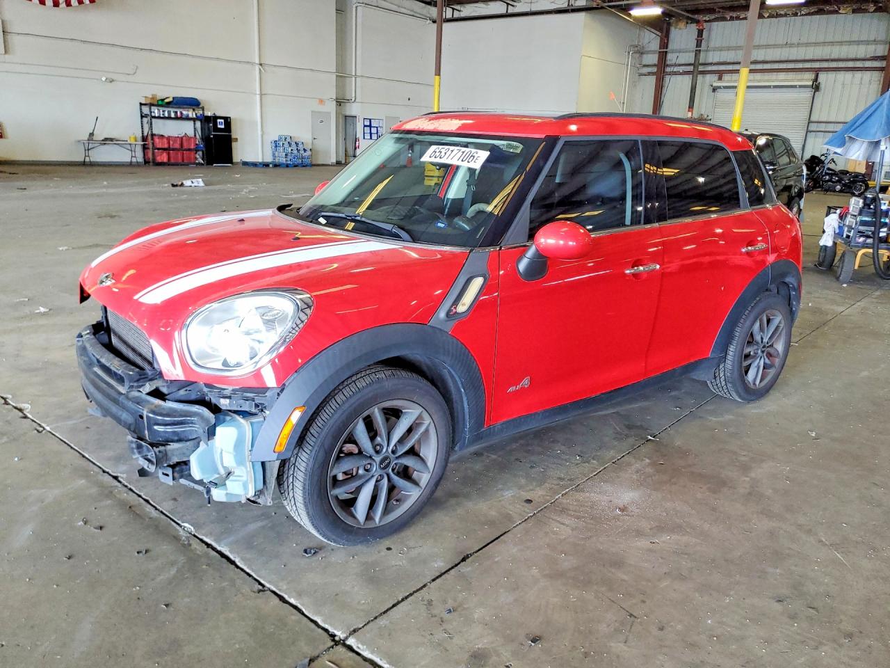 2012 Mini Cooper S Countryman Red vin: WMWZC5C56CWL59922