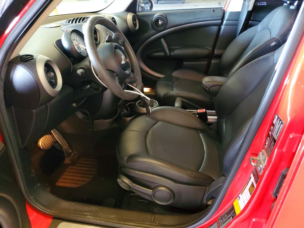 2012 Mini Cooper S Countryman Red vin: WMWZC5C56CWL59922